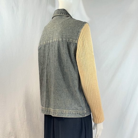 Denim Jacket With Knit Sleeves | Sean John - Picture 5 of 8